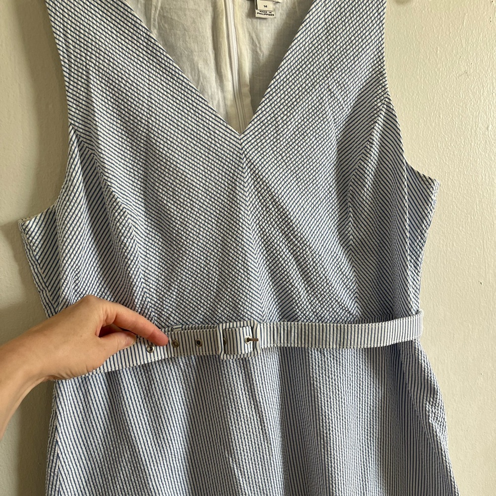 J Crew Factory seersucker dress